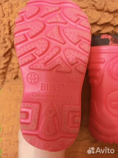 Детские резиновые сапоги 21/22