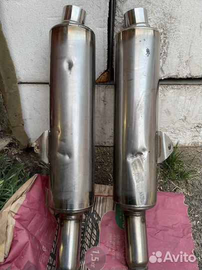 Глушитель левый Honda VTR1000f