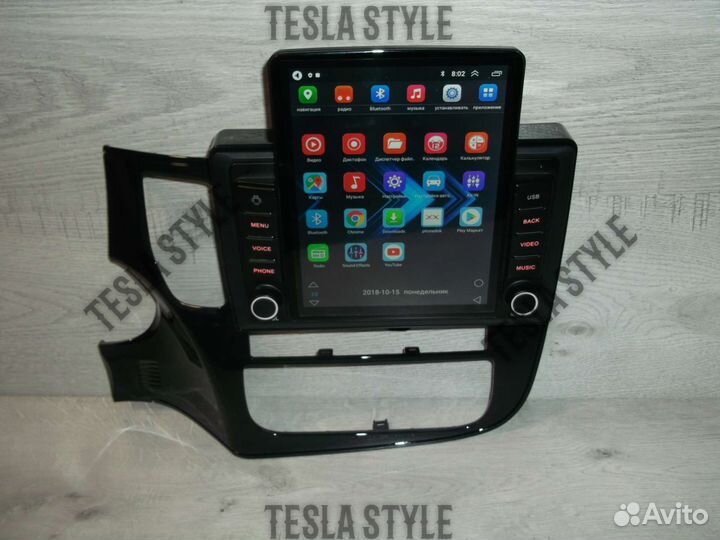 Магнитола Mitsubishi Outlander 3 Tesla Android GPS