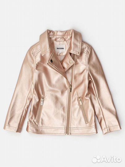 Кожаная куртка косуха детская