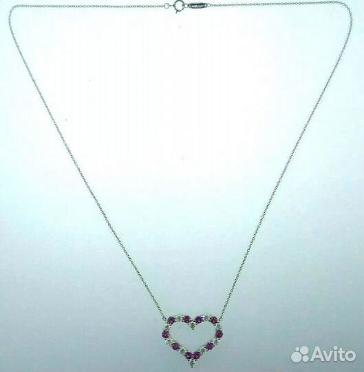 Золотое колье Tiffany 1.5 ct