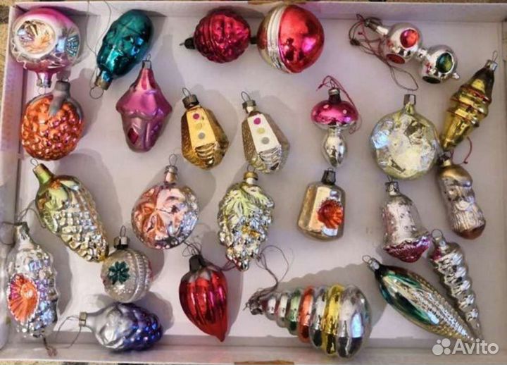 Елочные игрушки СССР