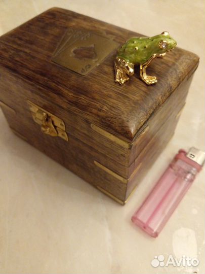 Шкатулка дерево, металл Новая