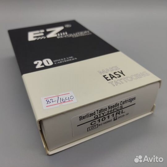 Картриджи для тату EZ Round Liner контурные иглы