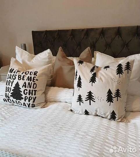 Чехол на подушку hm home наволочка zara елки чашка