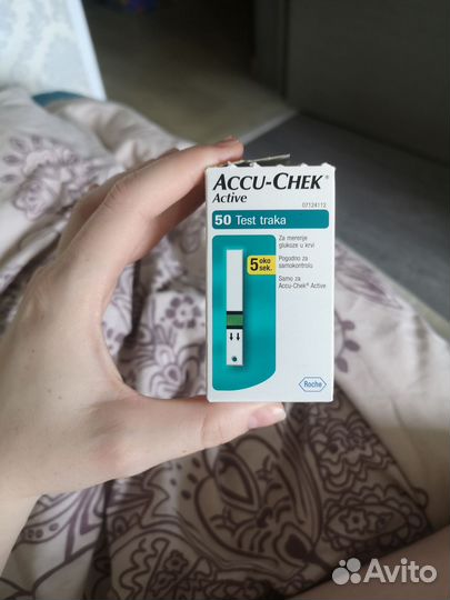 Тест полоски accu-chek Active