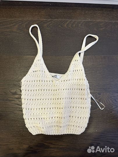 Вязаный Топ zara новый