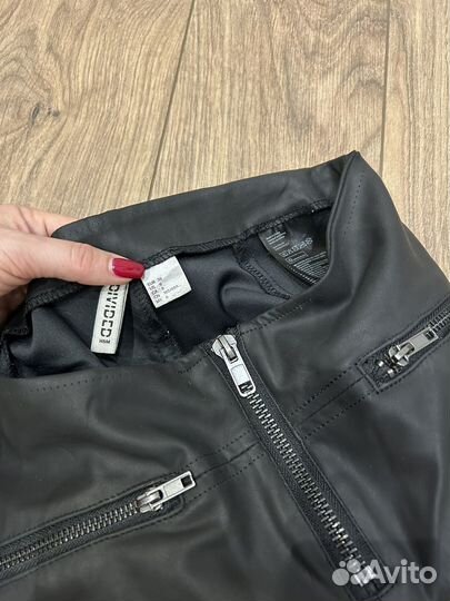 Брюки кожаные