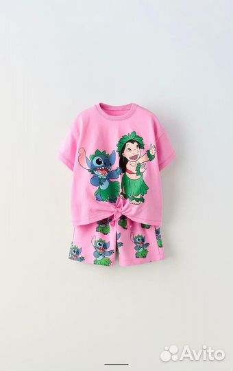 Костюм Zara Stitch на девочку 98,104,110,116,128