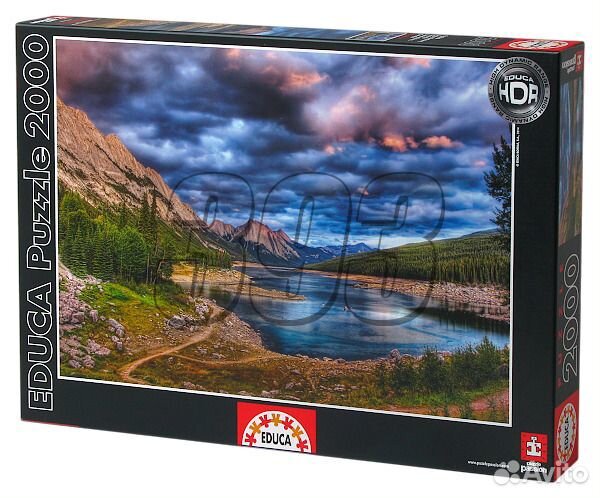 Пазл Озеро Медисин, Канада (2000 элементов (30942)