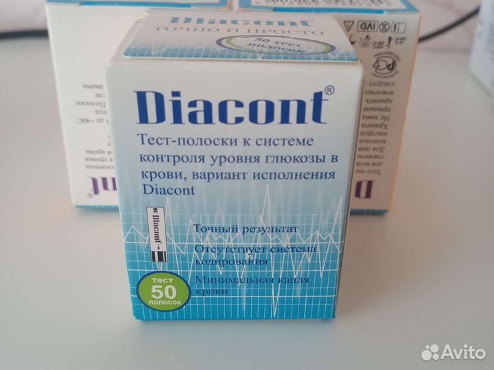Тест полоски диаконт diacont