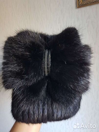 Шикарная шапка норковая новая