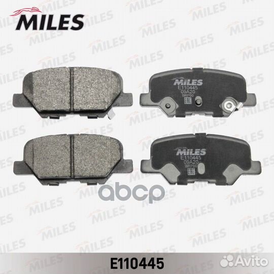 Колодки тормозные задние (Смесь Semi-Metallic)