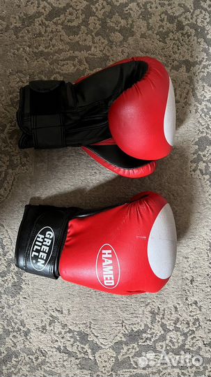 Боксерские перчатки green hill 12 oz