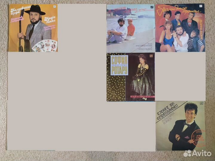 Пластинки Мелодия Разные