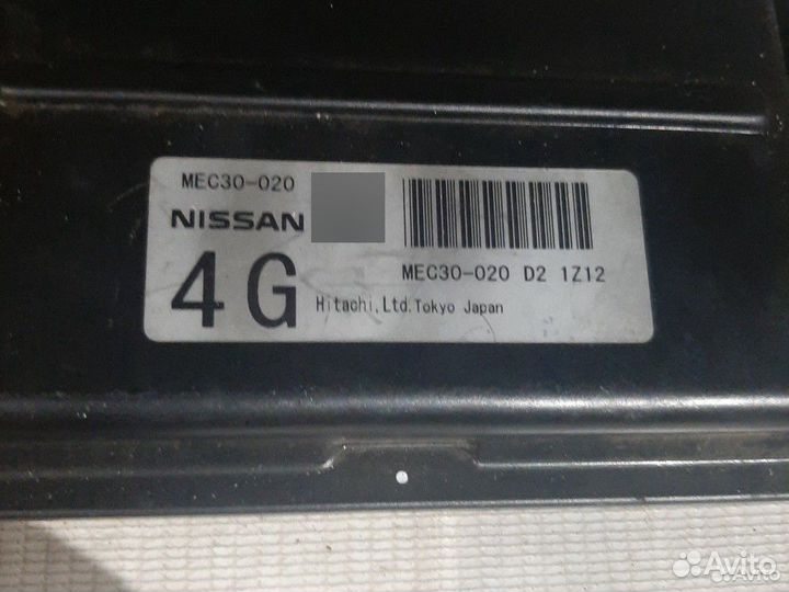 Блок управления двигателем (эбу) Nissan Primera P12