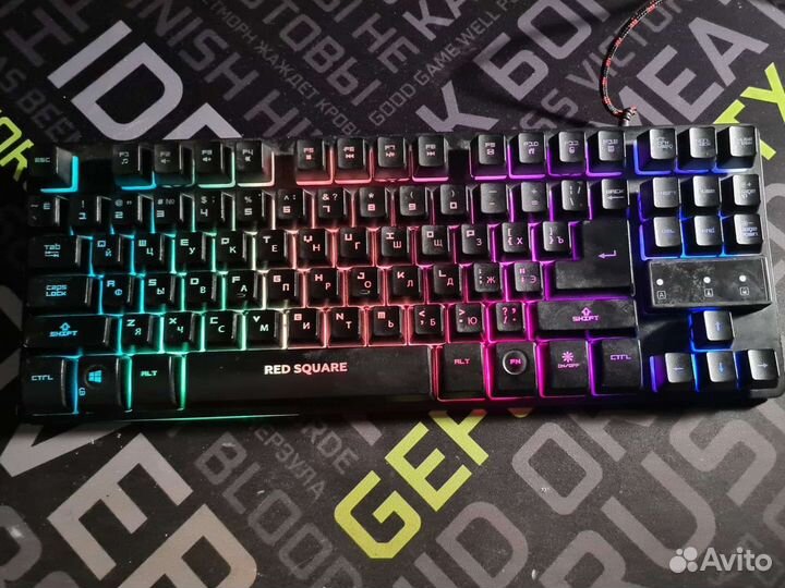Red Sqaure Tesla RGB