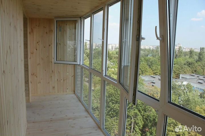 Алюминиевые окна с завода