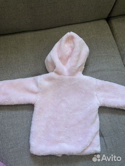 Теплая кофта для девочки 74