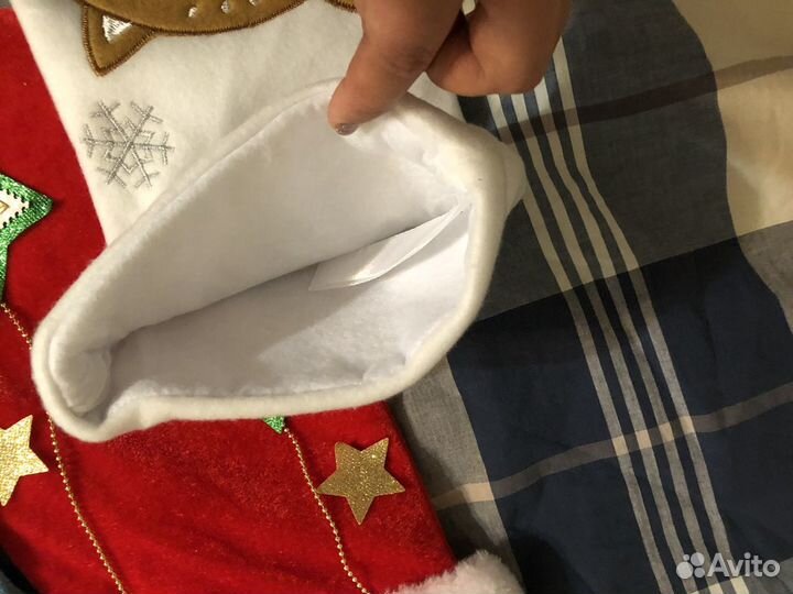 Новогодний упаковочный сапог