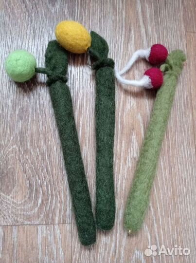Ручки ручная работа валяльные