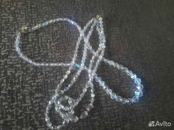 Бусы чешские винтажные