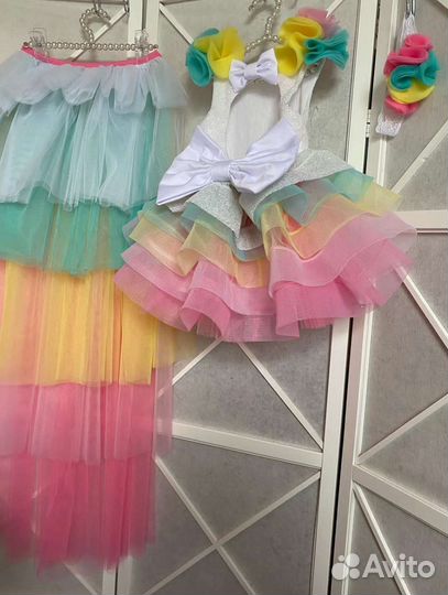 Платье для девочки 86 92