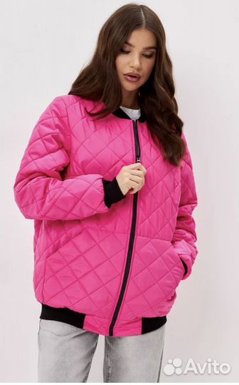 Бомбер женский оверсайз 50 52