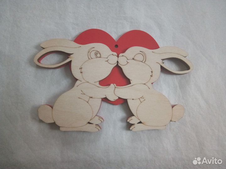 Влюбленные котики (кролики)