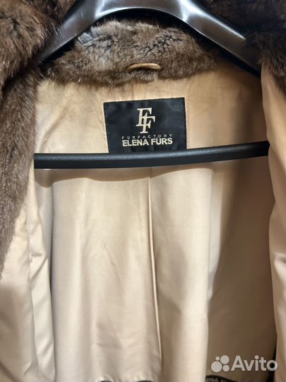 Шуба Elena Furs из ондатры 56