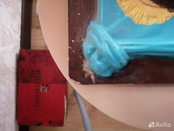 Лепнина Иисус на полотенце