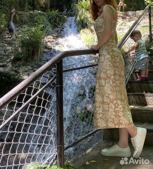 12 storeez костюм летний (топ + юбка)