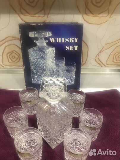 Хрустальный набор для виски