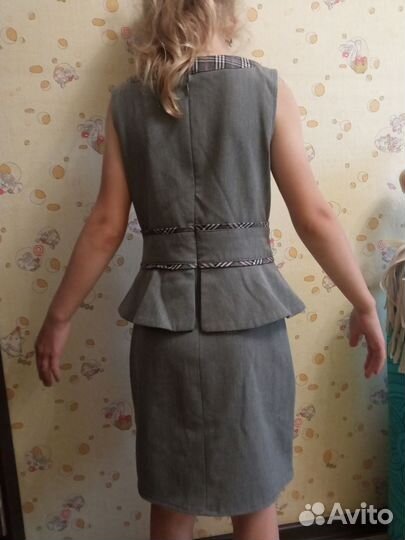 Школьный сарафан sky lake размер 34