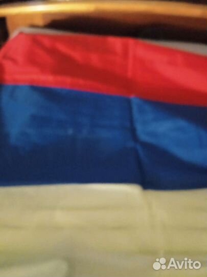 Флаг России 140 + 85 см