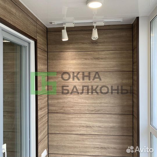 Остекление балконов. Окна пвх