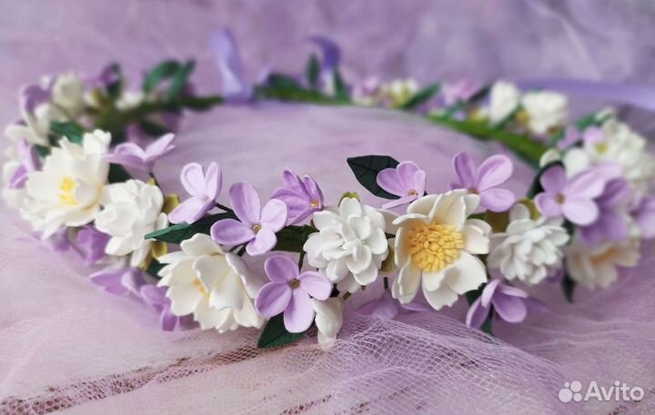 Ободок Венок Шпильки