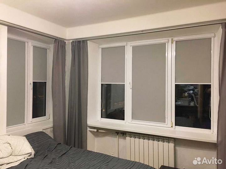 Шторы рулонные, жалюзи