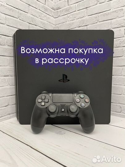 Приставка PS4 Slim 1Тб 2 ревизия