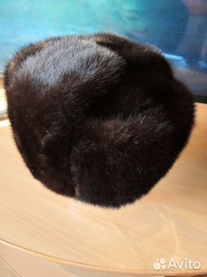 Норковая шапка мужская