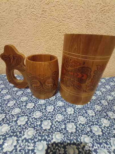Кружки деревянные советские