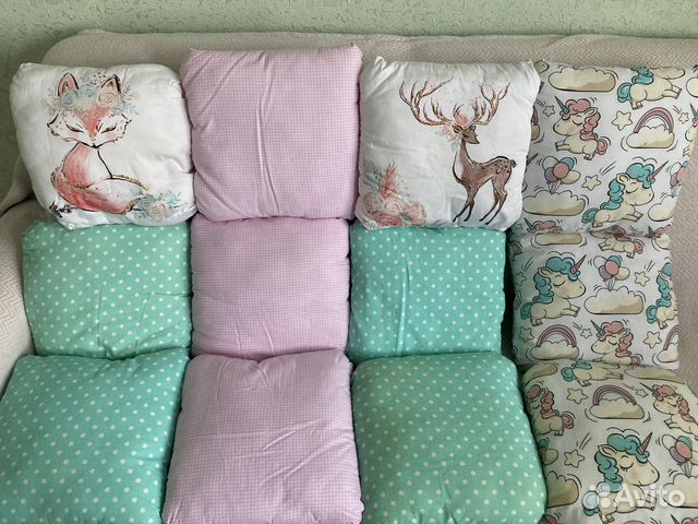 Бортики на детскую кроватку