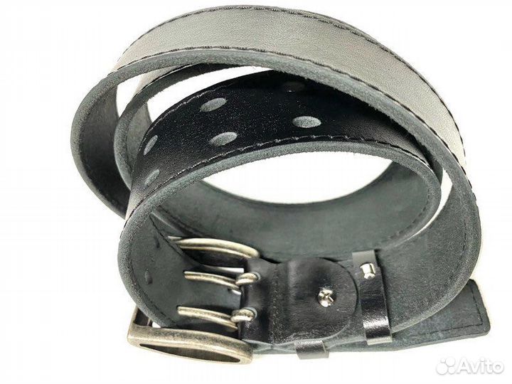 Ремень кожаный “Bear” 750 две застёжки