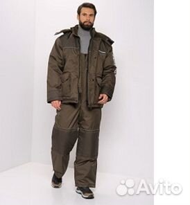 Костюм Полюс цв. хаки ТК. Cell р. 44-46 со снегоза