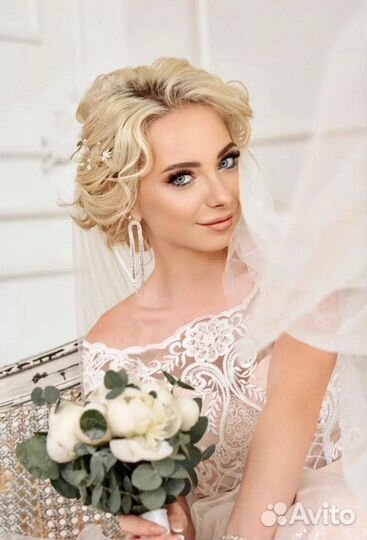 Свадебный макияж/свадебная причёска