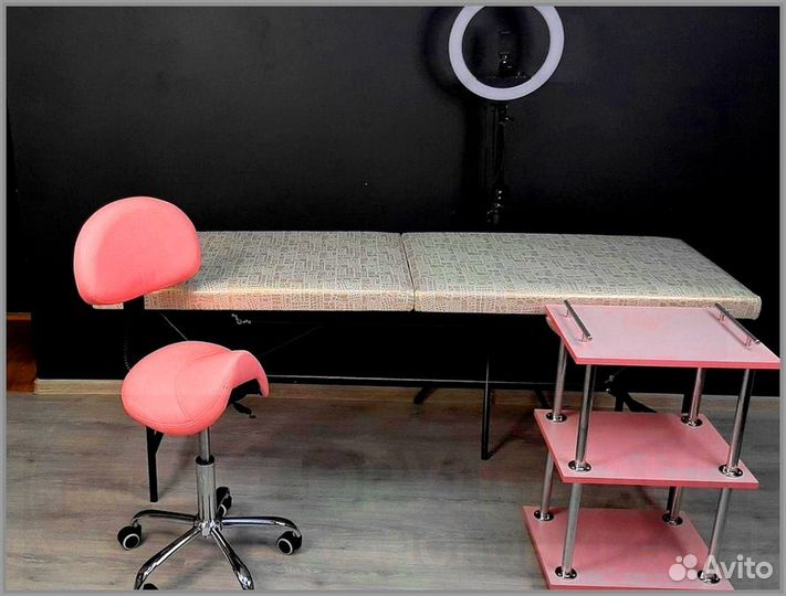 Кушетка для наращивания тележка стул лампа