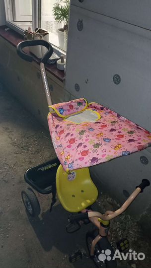 Детский велосипед с ручкой бу