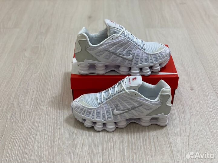 Кроссовки Nike Shox TL White (36-45)