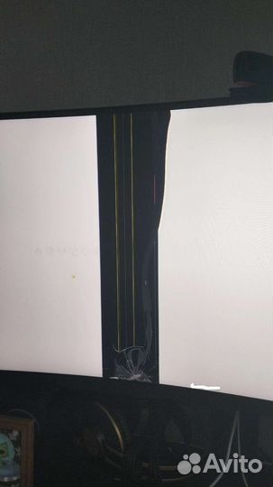 Битый Xiaomi curved gaming monitor 34 на запчасти