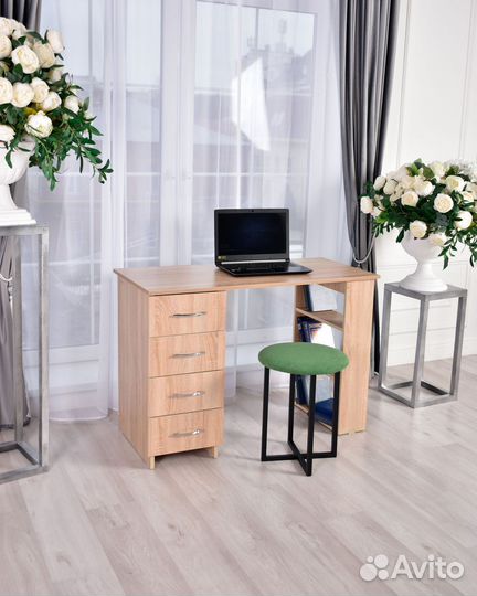 Стол письменный, Domenico, Дуб Сонома 70х110х50 см